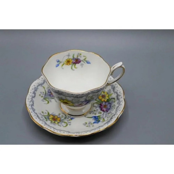 Royal Albert Gem Teacup &  Saucer - Picture 1 of 9
